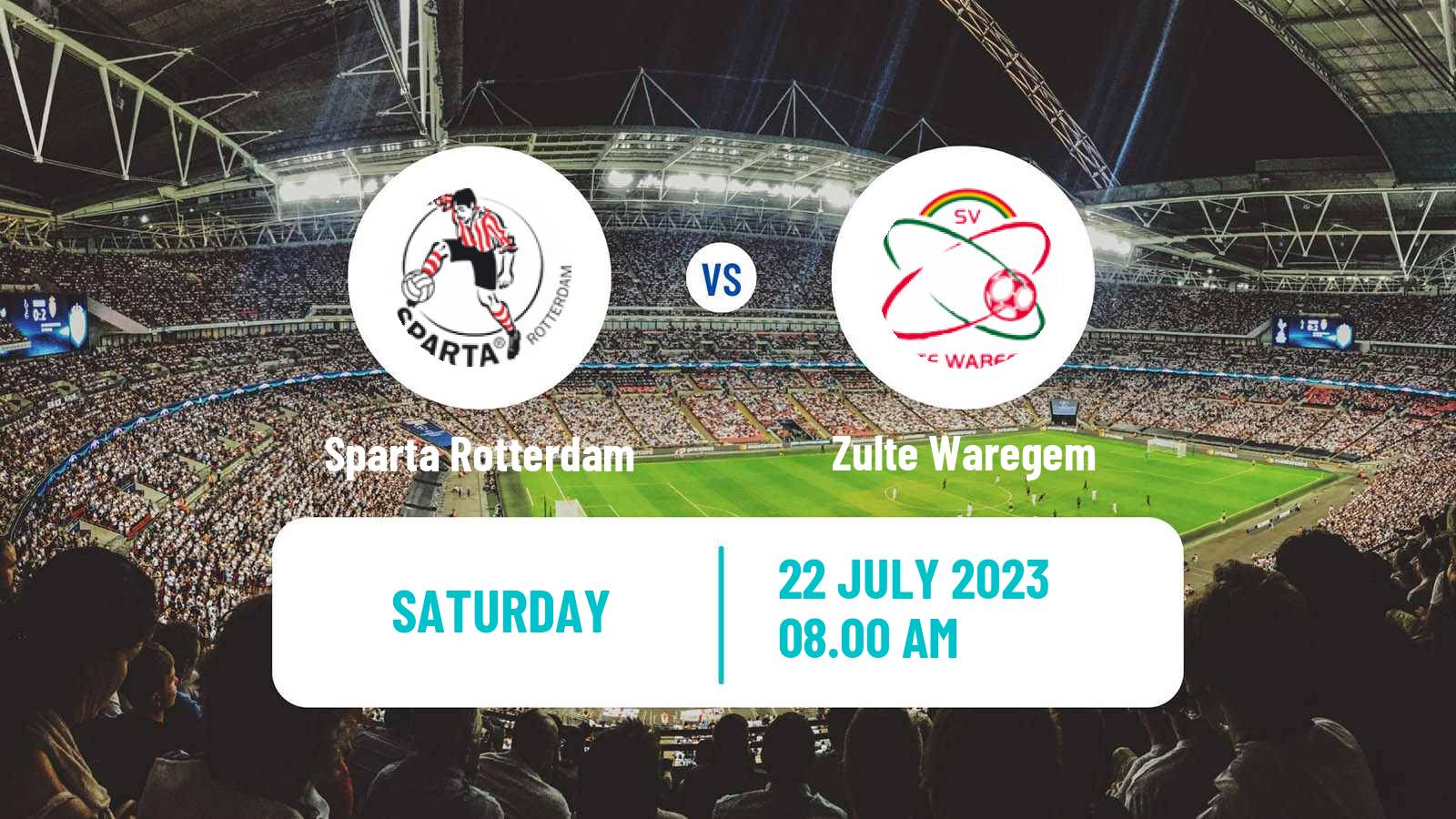 Soccer Club Friendly Sparta Rotterdam - Zulte Waregem