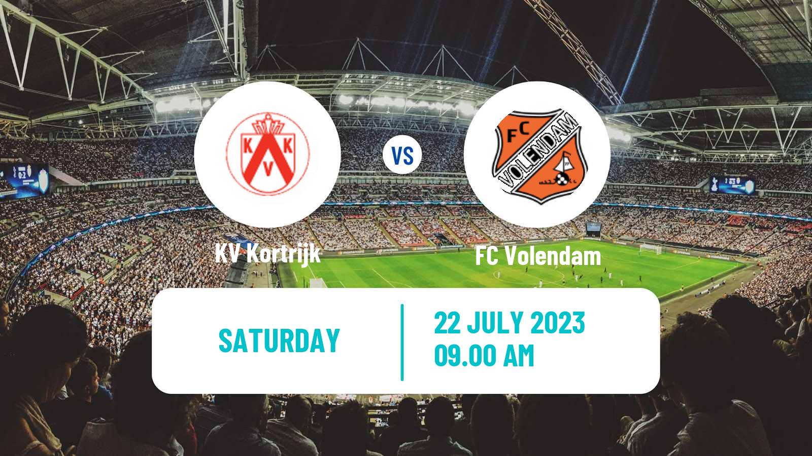 Soccer Club Friendly Kortrijk - Volendam