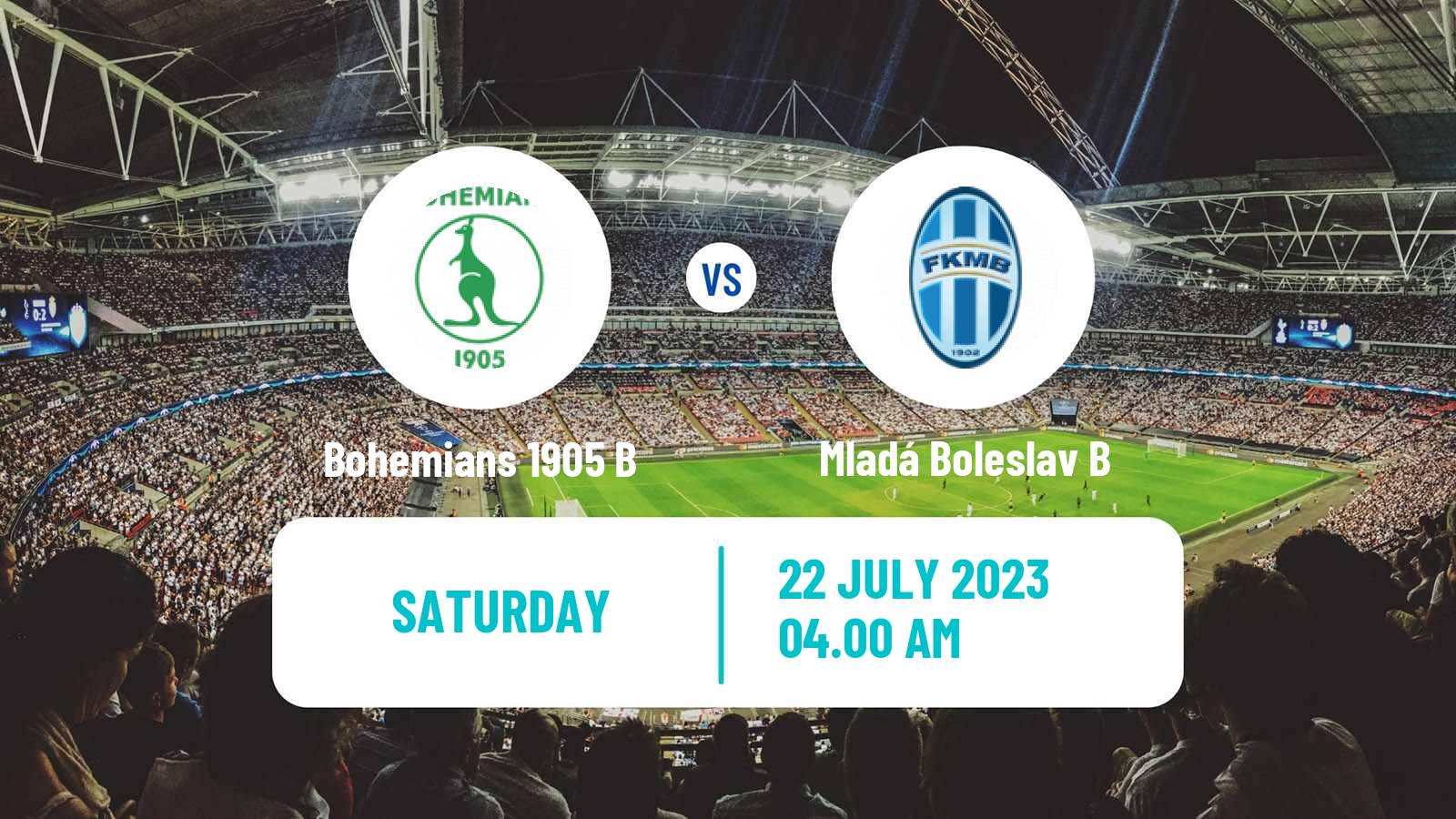 Soccer Club Friendly Bohemians 1905 B - Mladá Boleslav B