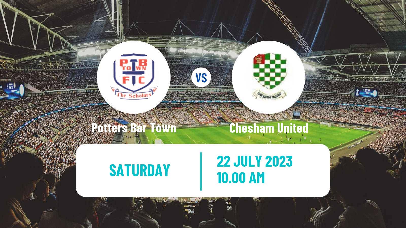 Soccer Club Friendly Potters Bar Town - Chesham United