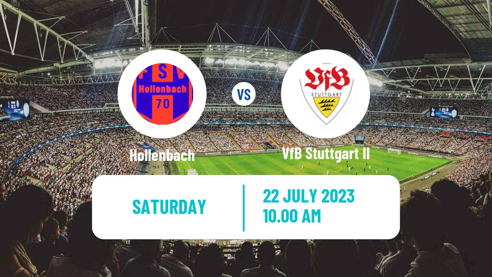 Soccer Club Friendly Hollenbach - VfB Stuttgart II