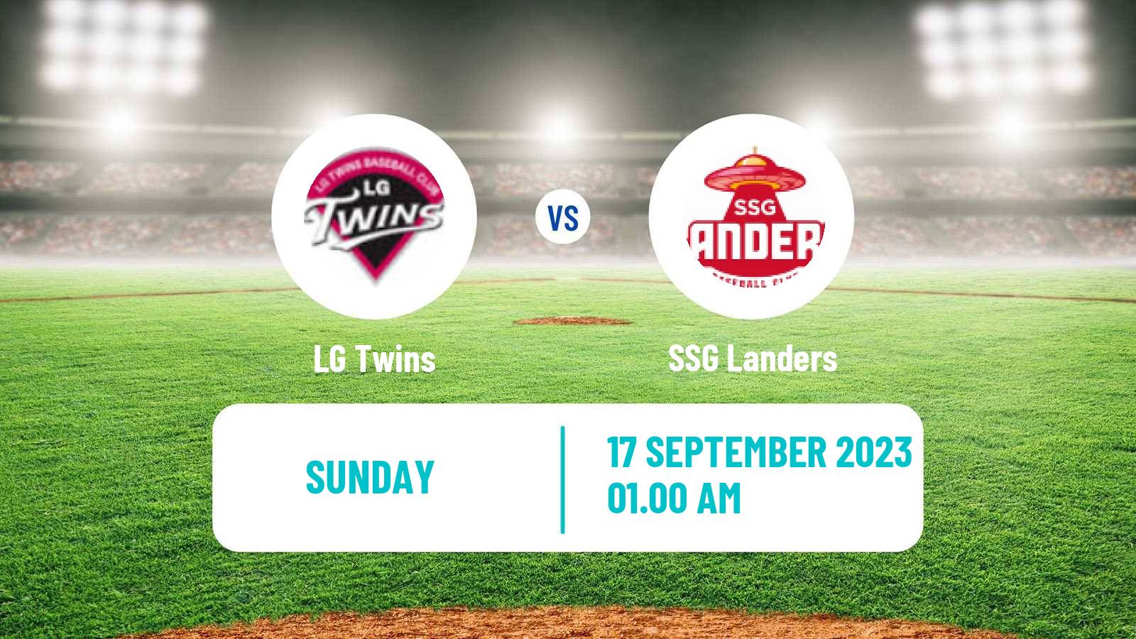 Baseball: LG Twins vs. SSG Landers