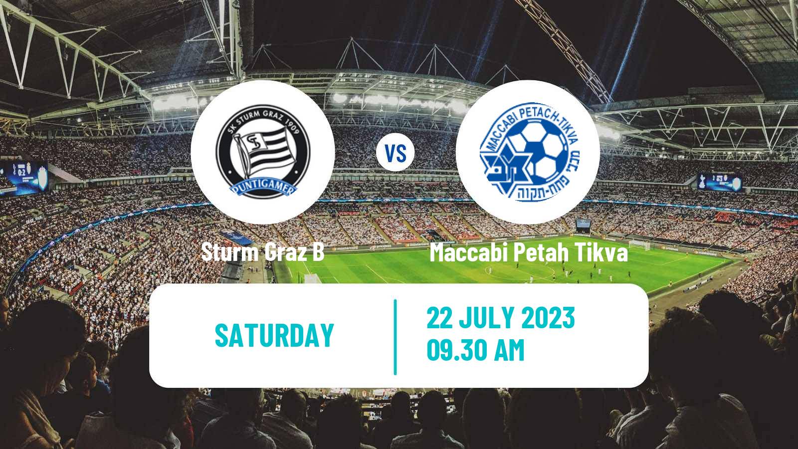 Soccer Club Friendly Sturm Graz B - Maccabi Petah Tikva