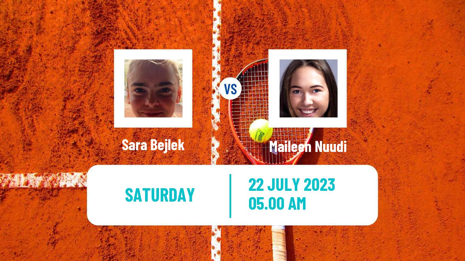 Tennis ITF W25 Parnu Women Sara Bejlek - Maileen Nuudi