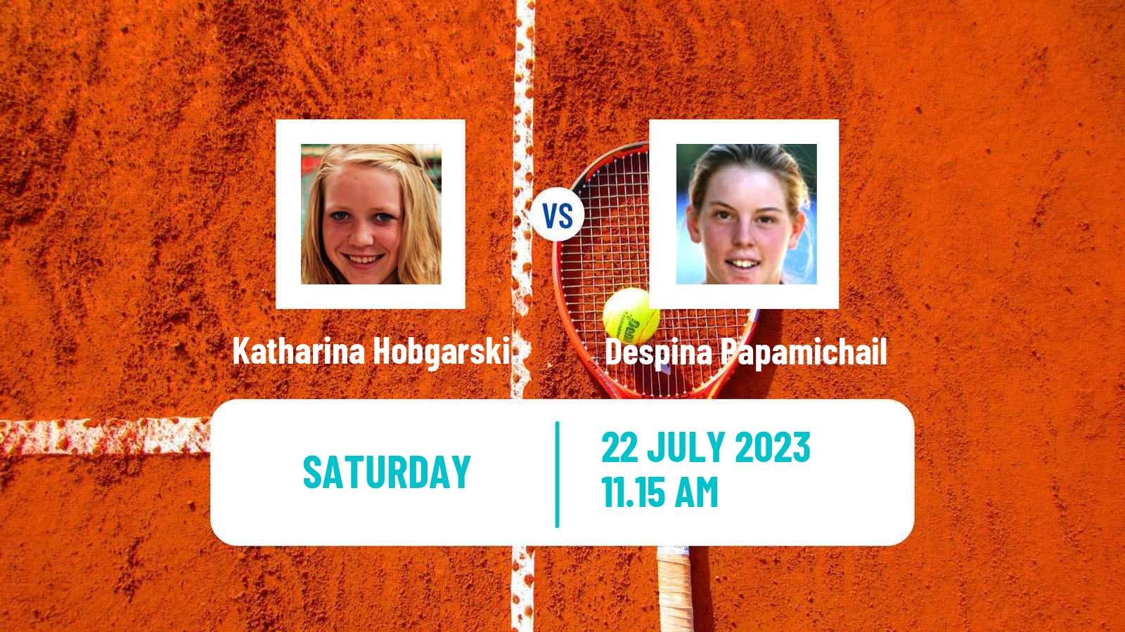 Tennis WTA Hamburg Katharina Hobgarski - Despina Papamichail
