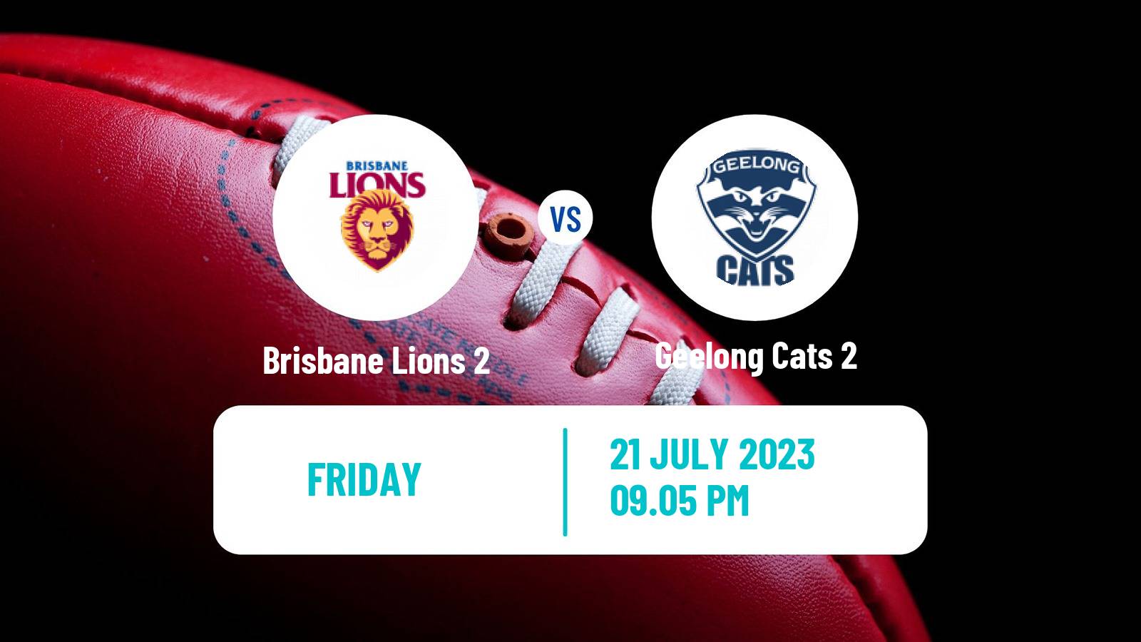 Aussie rules VFL Brisbane Lions 2 - Geelong Cats 2