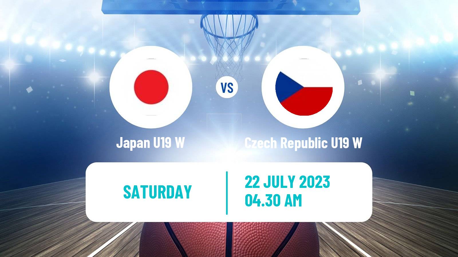 Basketball World Championship U19 Basketball Women Japan U19 W - Czech Republic U19 W