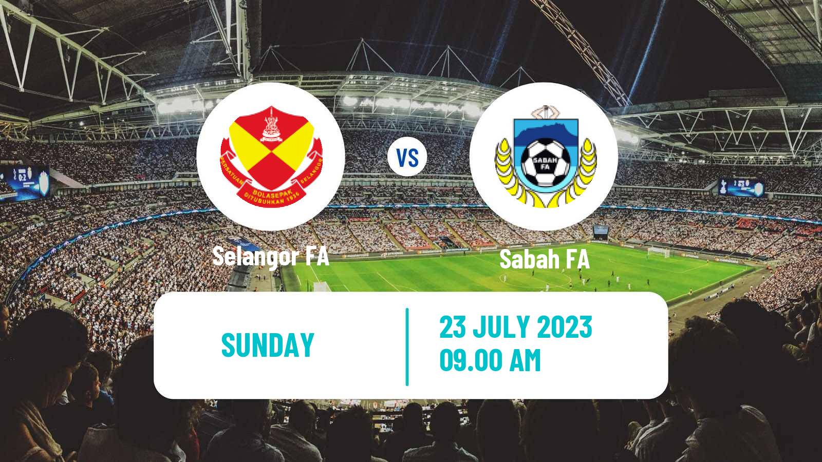 Soccer Malaysian Super League Selangor FA - Sabah FA