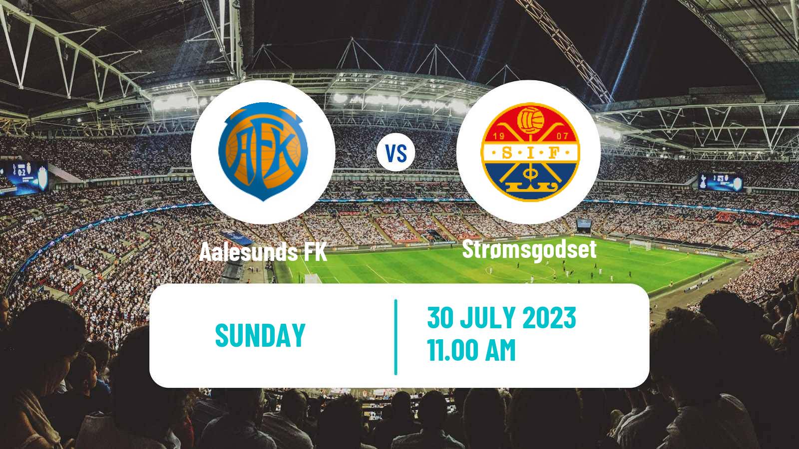 Soccer Norwegian Eliteserien Aalesunds - Strømsgodset