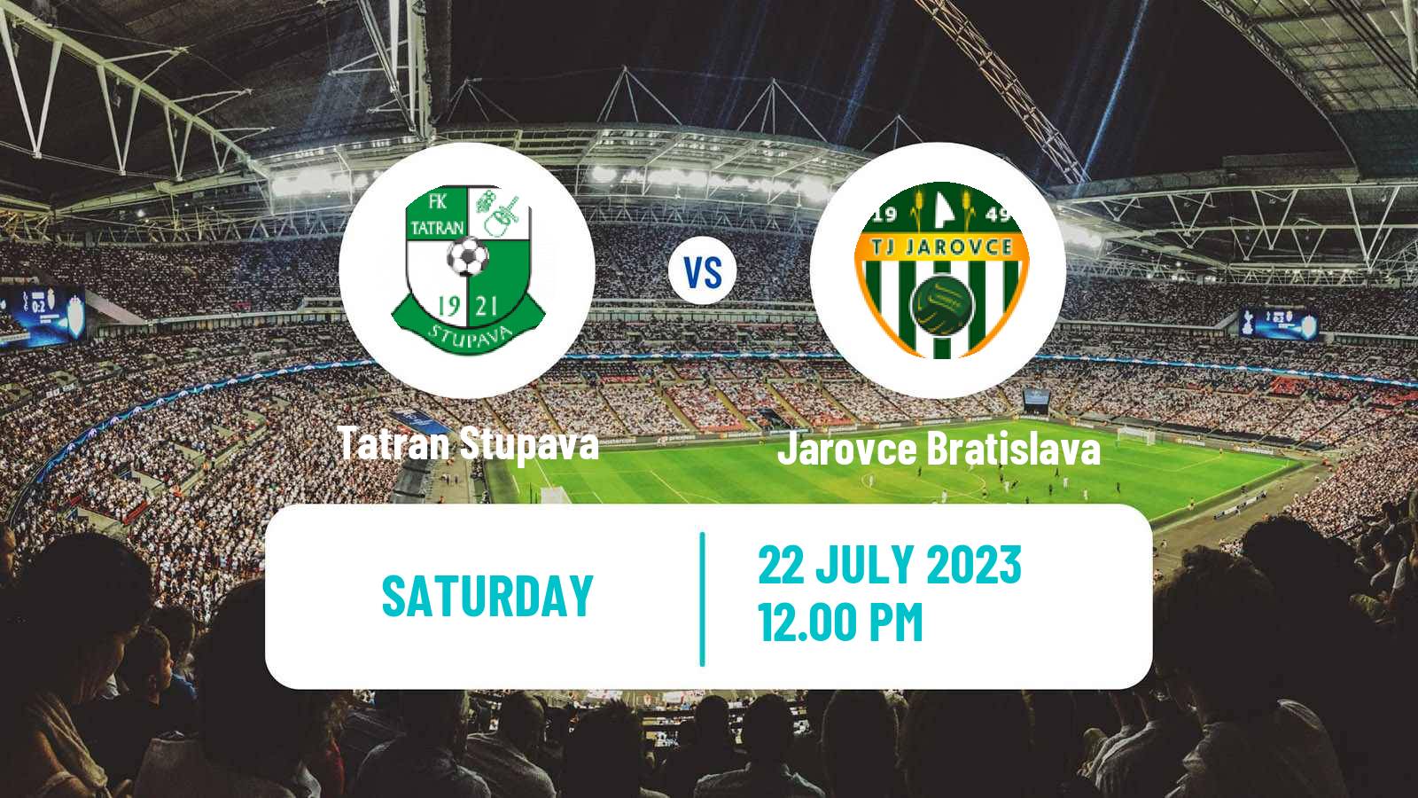 Soccer Slovak Cup Tatran Stupava - Jarovce Bratislava