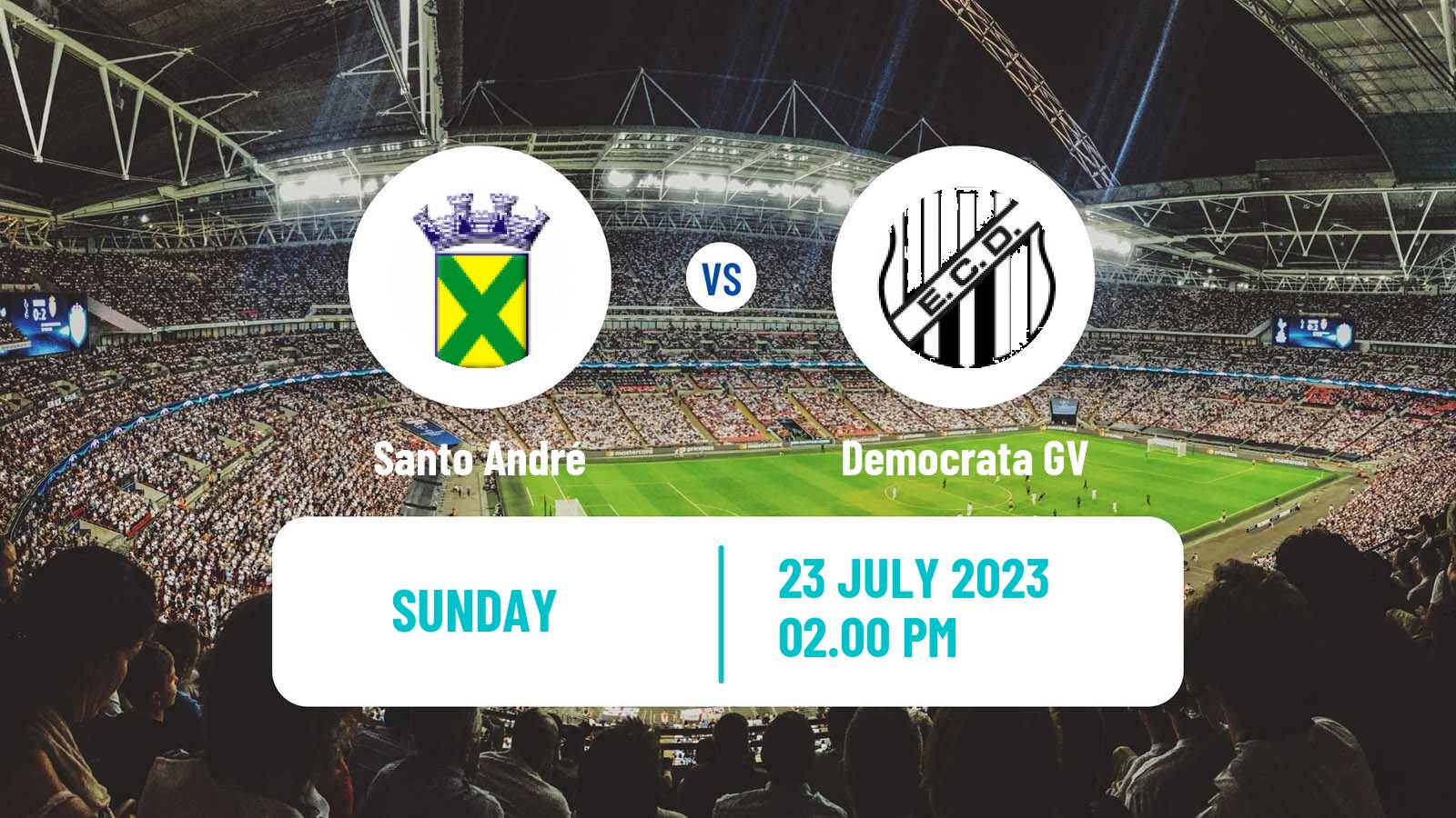 Soccer Brazilian Serie D Santo André - Democrata GV