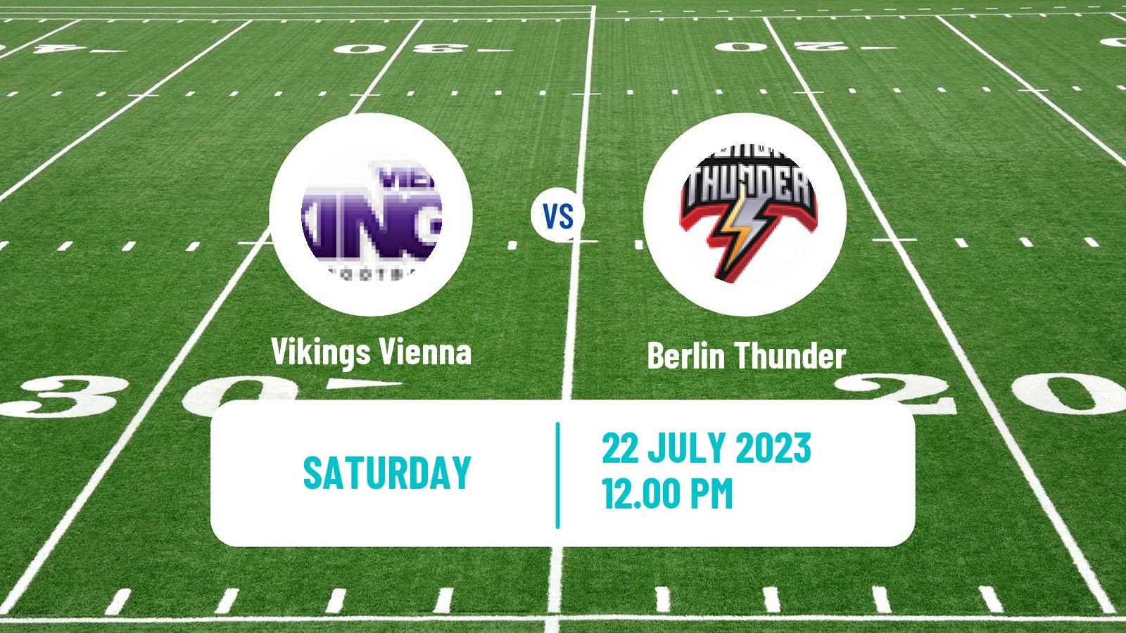 American football European League of American Football Vikings Vienna - Berlin Thunder