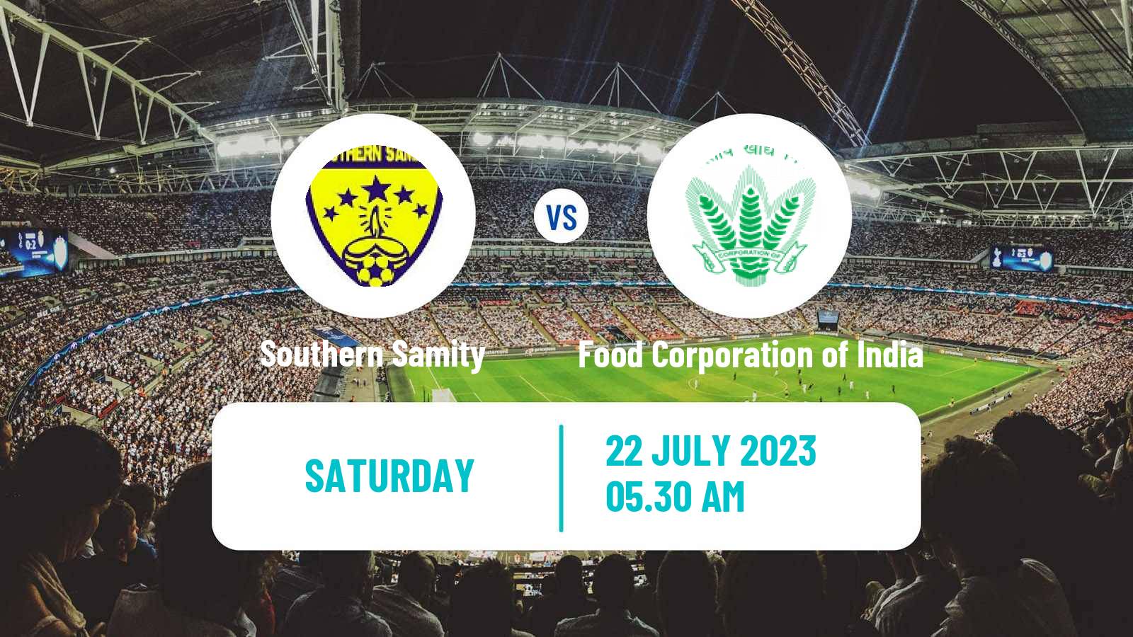 Soccer Calcutta Premier Division Southern Samity - Food Corporation of India