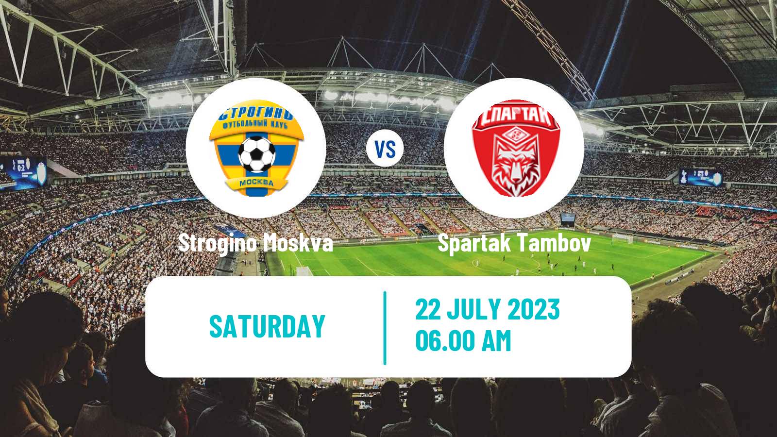 Soccer FNL 2 Division B Group 3 Strogino Moskva - Spartak Tambov