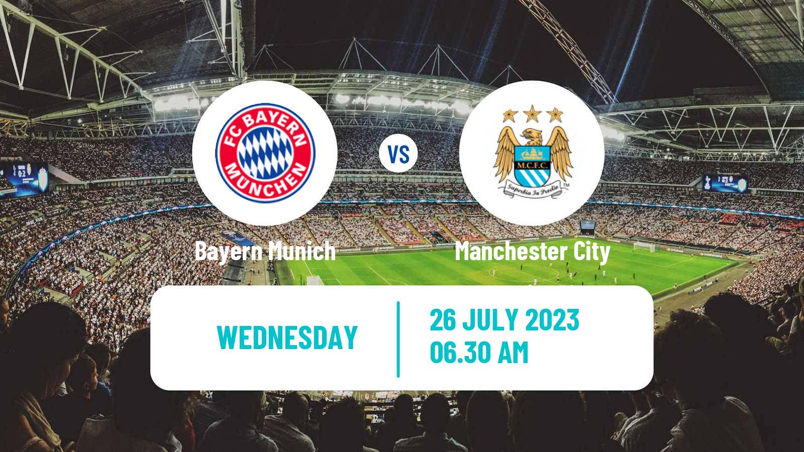 Soccer Club Friendly Bayern Munich - Manchester City