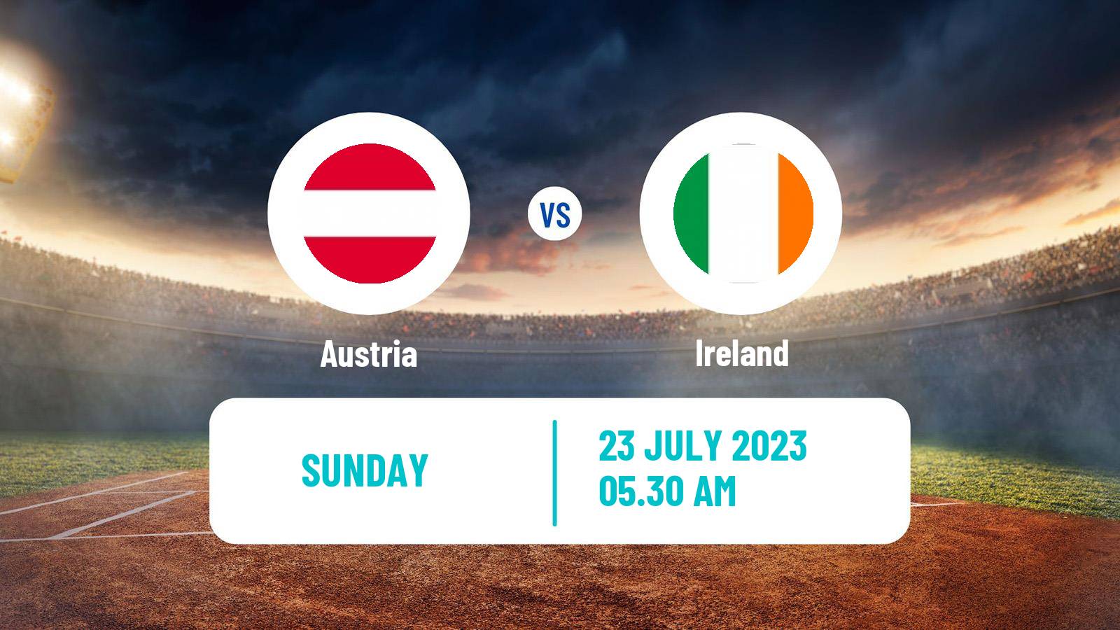 Cricket ICC World Twenty20 Austria - Ireland