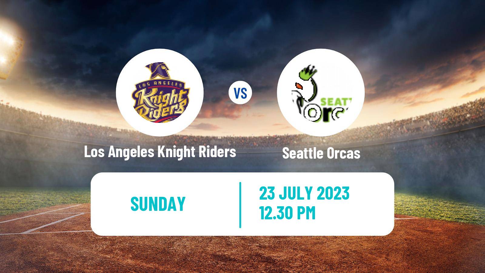 Cricket MLC Cricket Los Angeles Knight Riders - Seattle Orcas