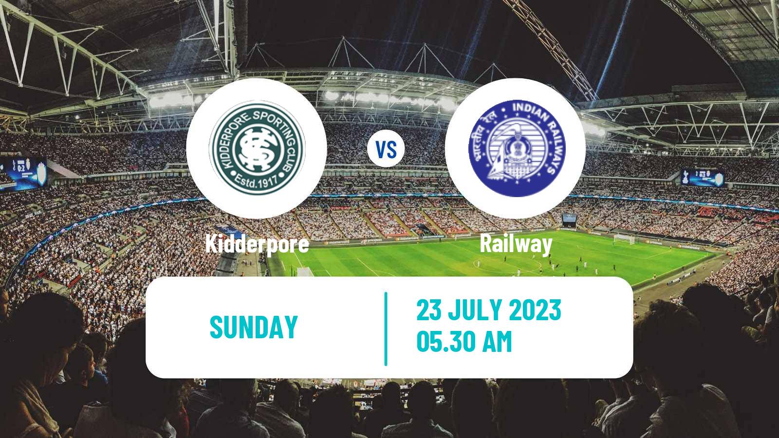Soccer Calcutta Premier Division Kidderpore - Railway