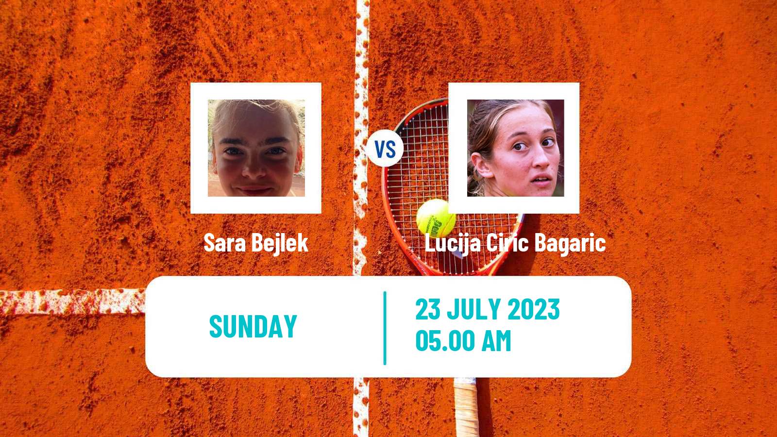 Tennis ITF W25 Parnu Women Sara Bejlek - Lucija Ciric Bagaric