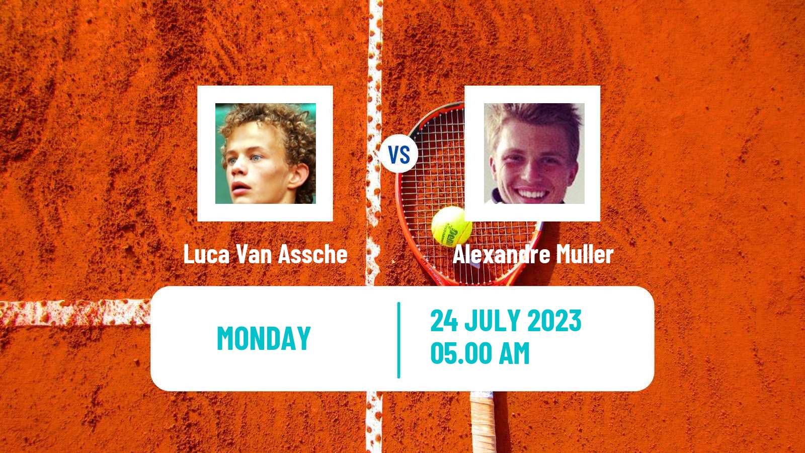 Tennis ATP Hamburg Luca Van Assche - Alexandre Muller