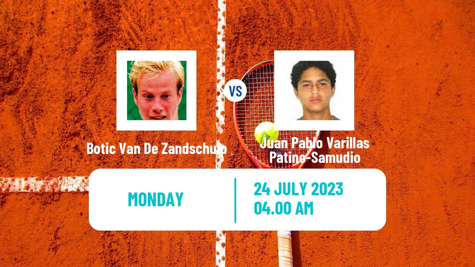 Tennis ATP Hamburg Botic Van De Zandschulp - Juan Pablo Varillas Patino-Samudio