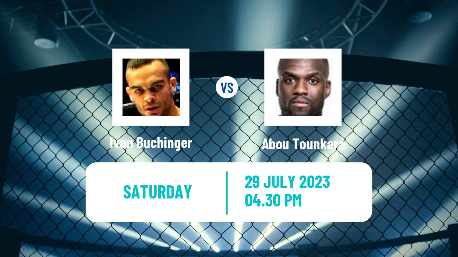 MMA Lightweight Oktagon Men Ivan Buchinger - Abou Tounkara