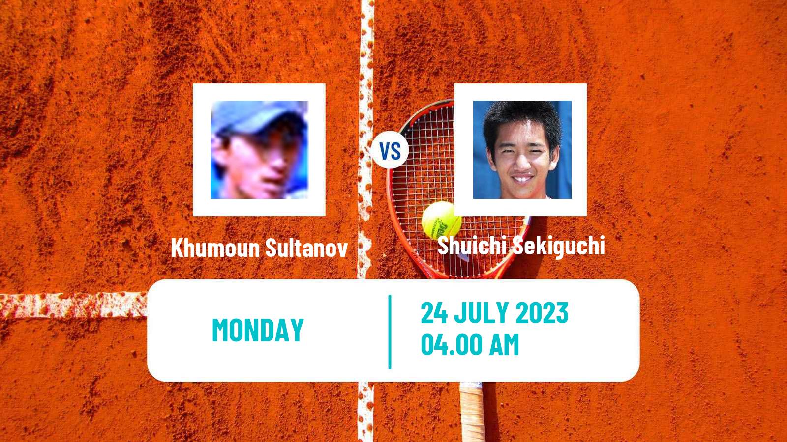 Tennis Astana Challenger Men Khumoun Sultanov - Shuichi Sekiguchi