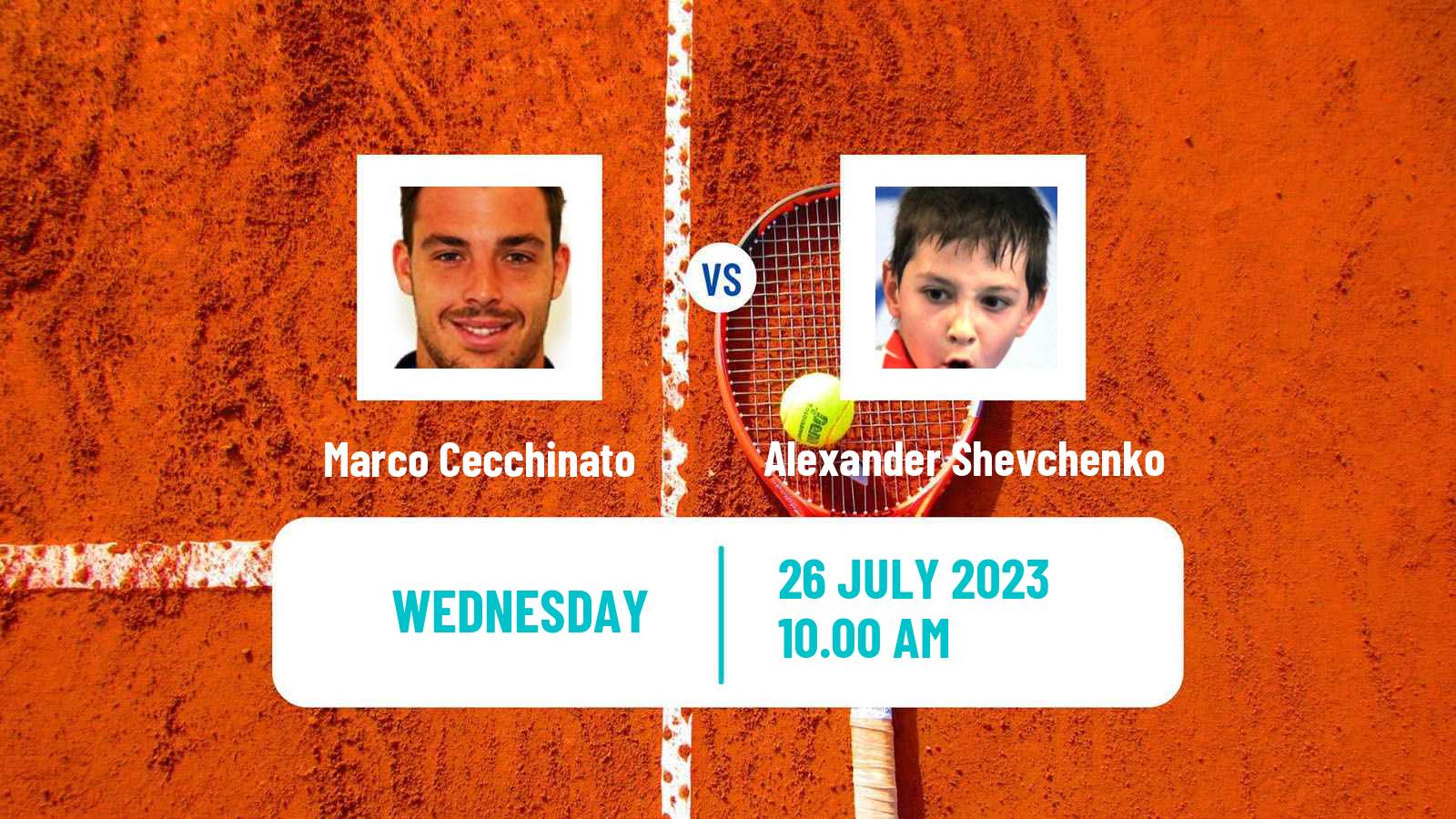 Tennis ATP Umag Marco Cecchinato - Alexander Shevchenko