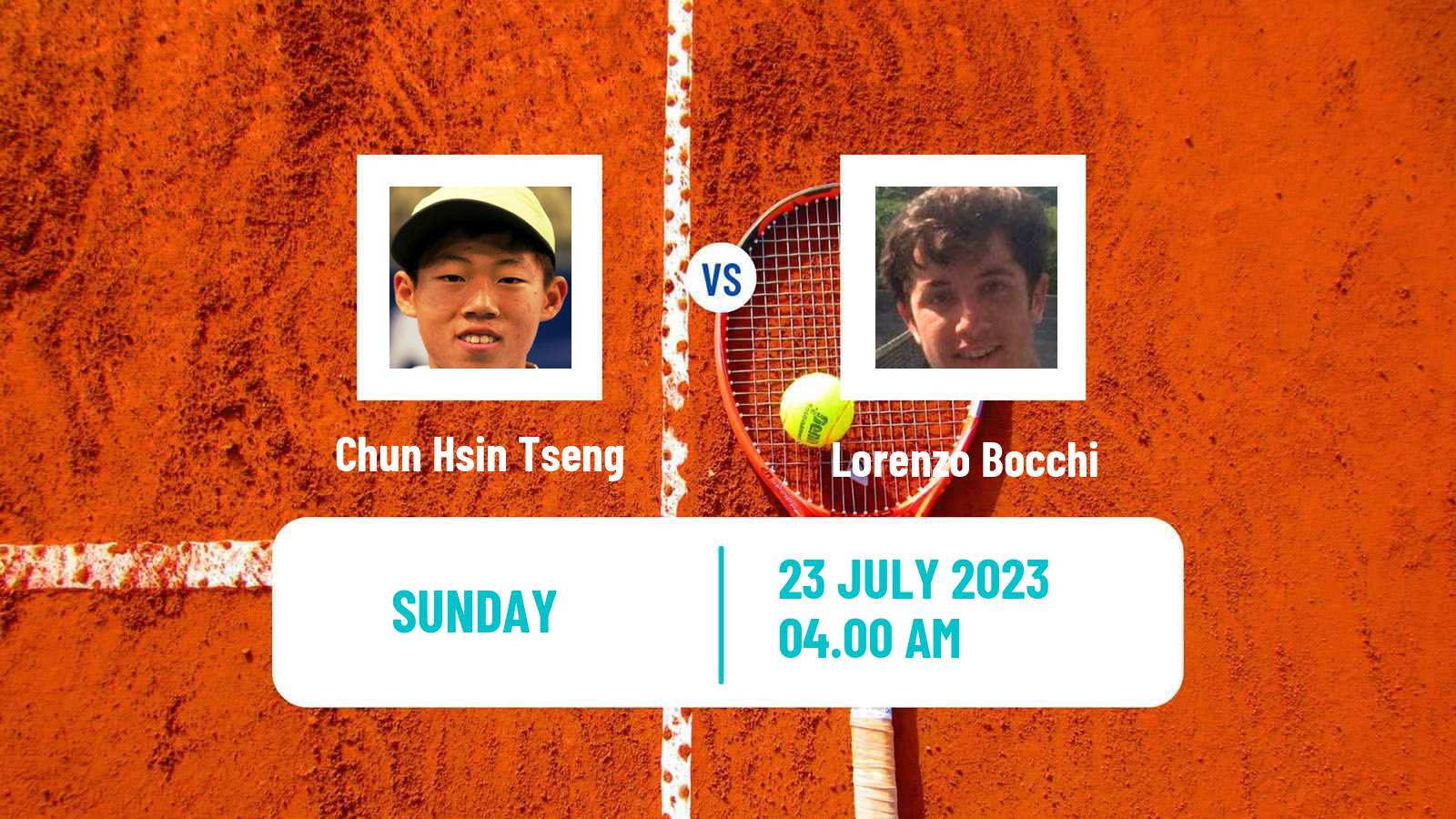 Tennis Verona Challenger Men Chun Hsin Tseng - Lorenzo Bocchi