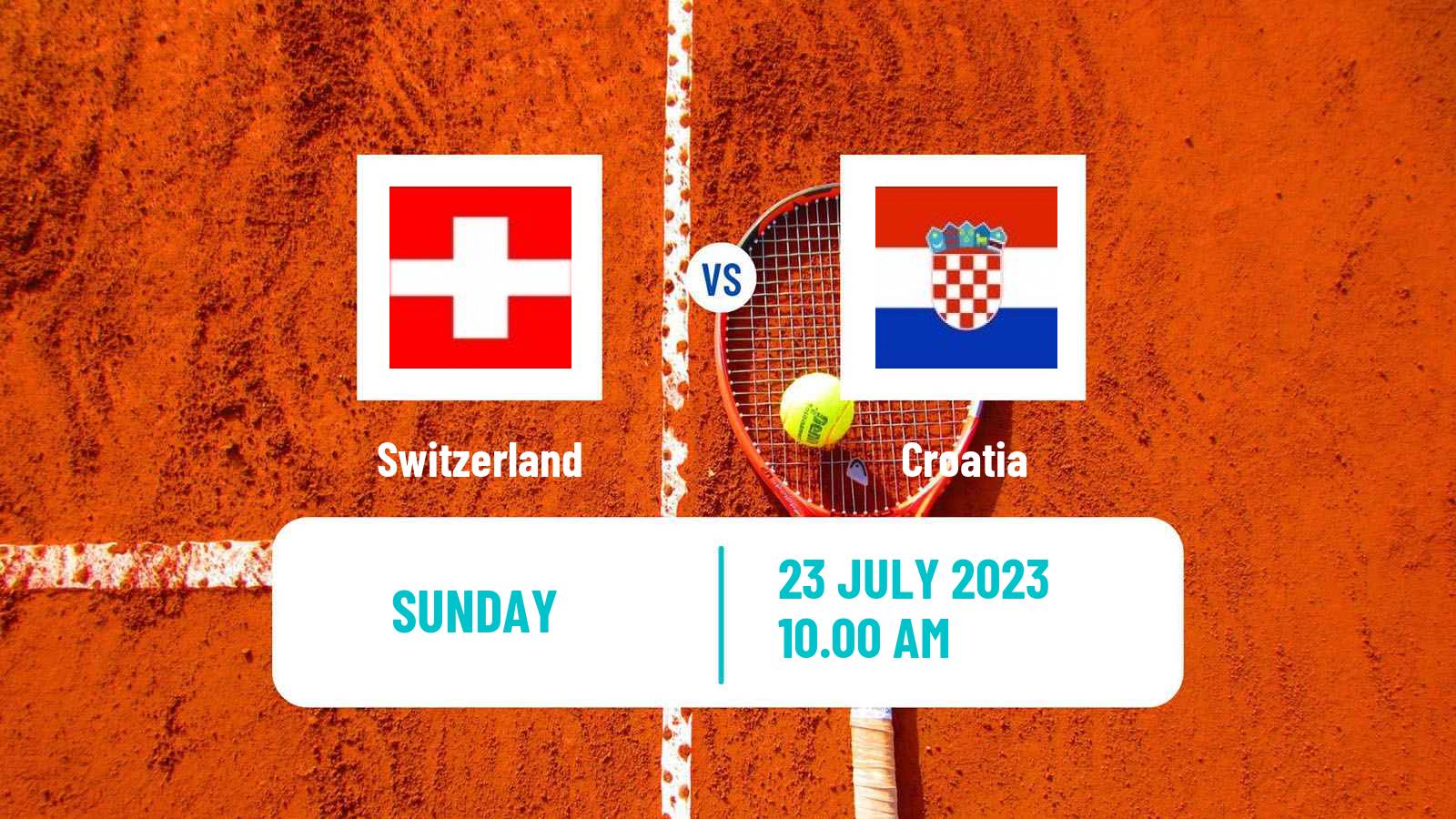 Tennis Hopman Cup Teams Switzerland - Croatia