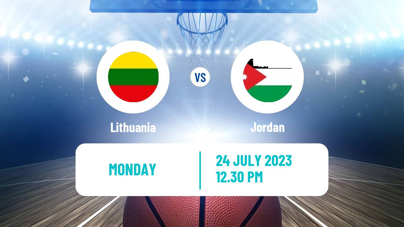 Basketball Friendly International Basketball Lithuania - Jordan