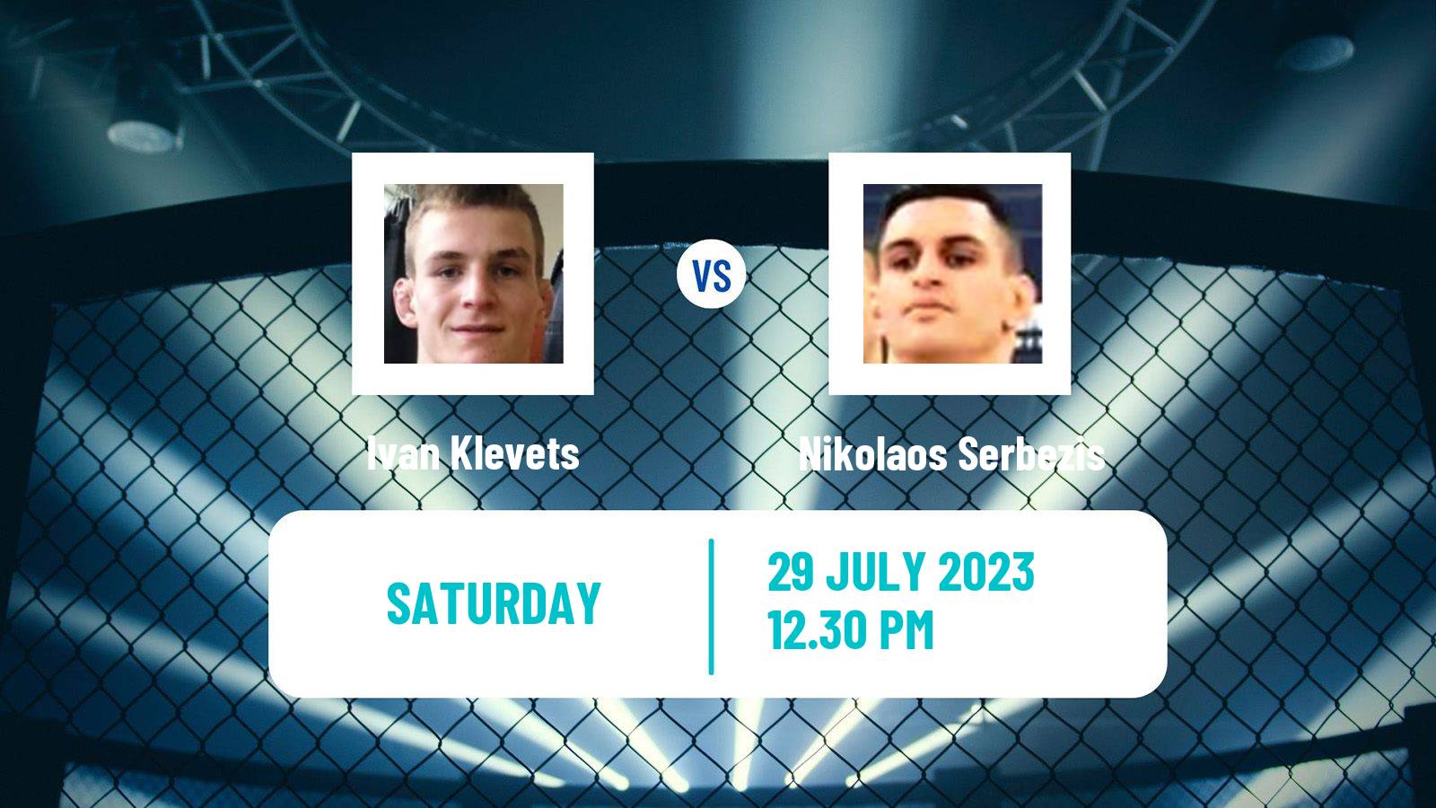 MMA Featherweight Oktagon Men Ivan Klevets - Nikolaos Serbezis