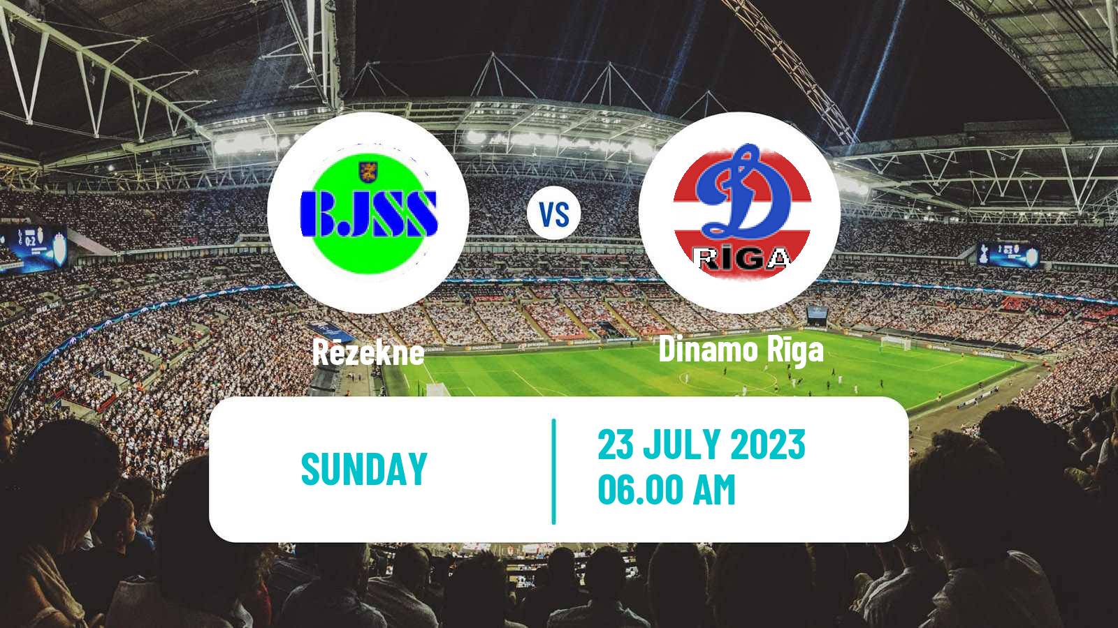 Soccer Latvian 1 Liga Rēzekne - Dinamo Rīga