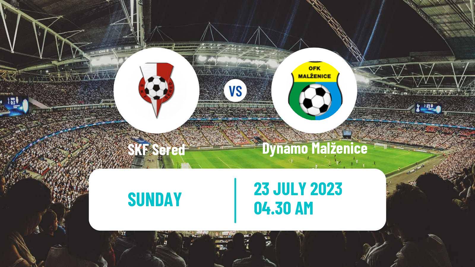 Soccer Club Friendly Sered - Dynamo Malženice