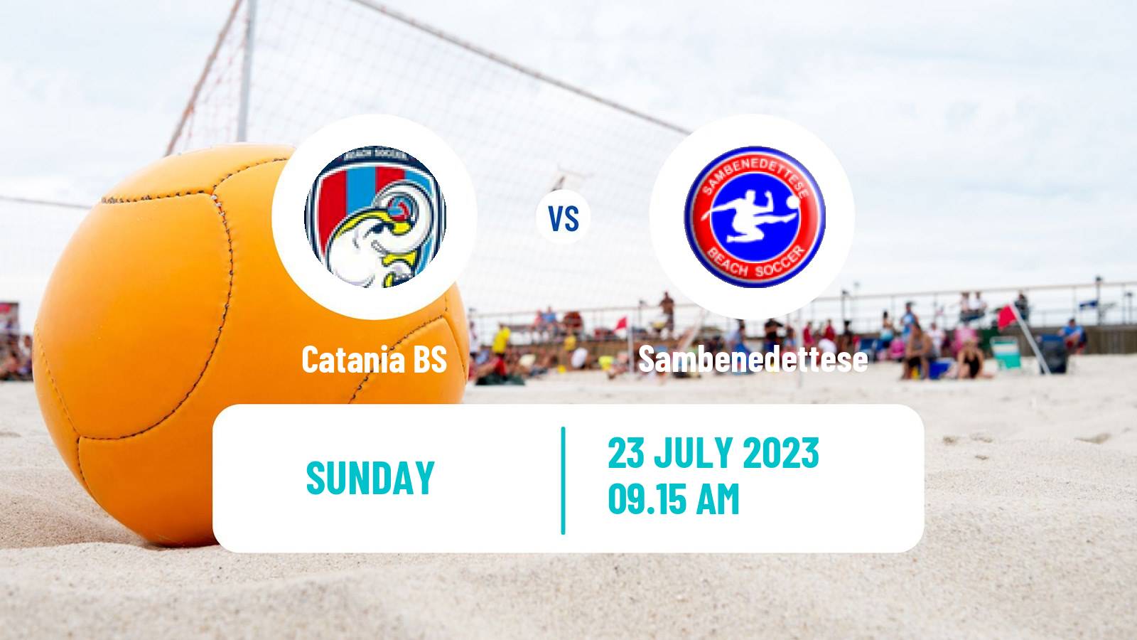 Beach soccer Serie A Catania BS - Sambenedettese