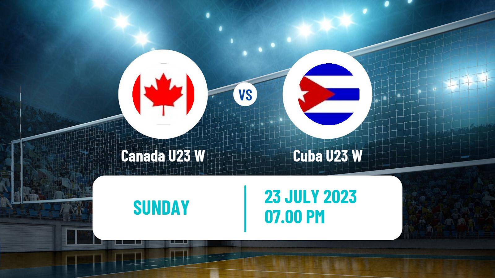 Volleyball Pan-American Cup U23 Volleyball Women Canada U23 W - Cuba U23 W