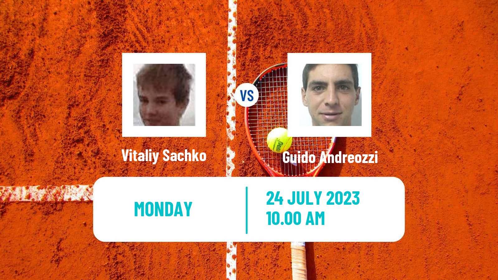Tennis Verona Challenger Men Vitaliy Sachko - Guido Andreozzi