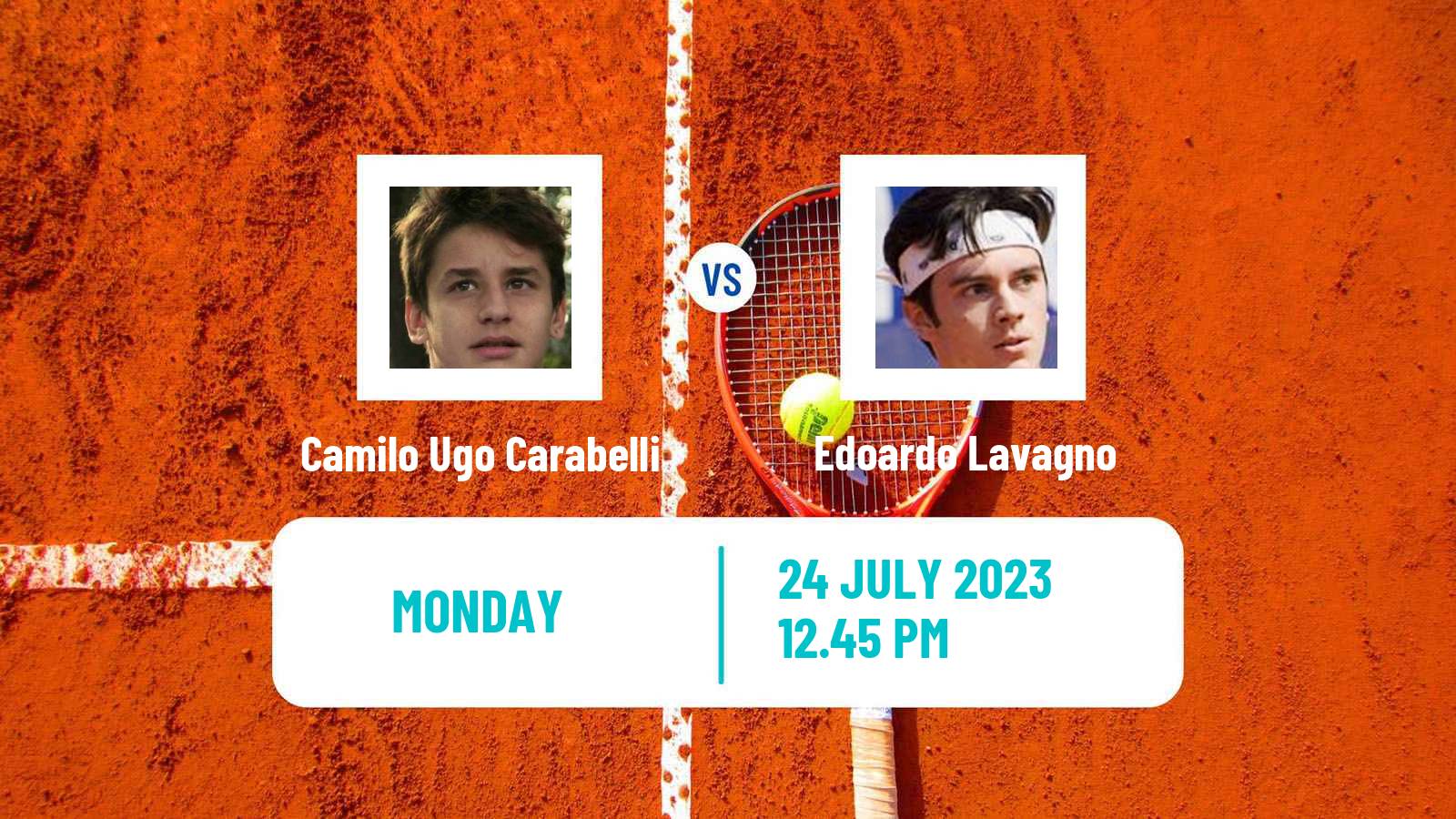 Tennis Verona Challenger Men Camilo Ugo Carabelli - Edoardo Lavagno