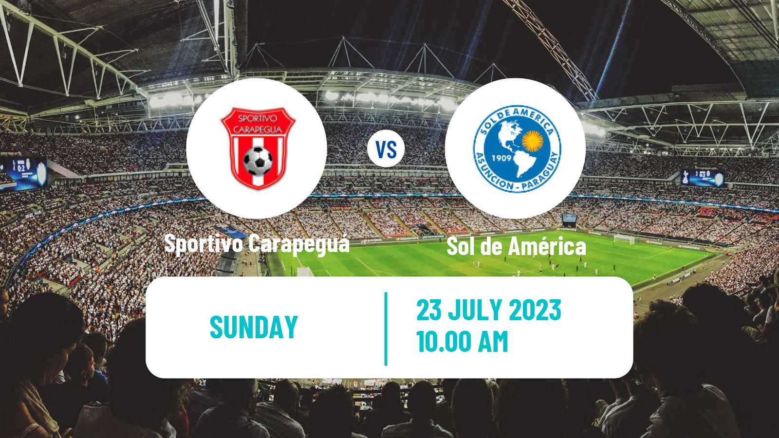 Soccer Paraguayan Division Intermedia Sportivo Carapeguá - Sol de América