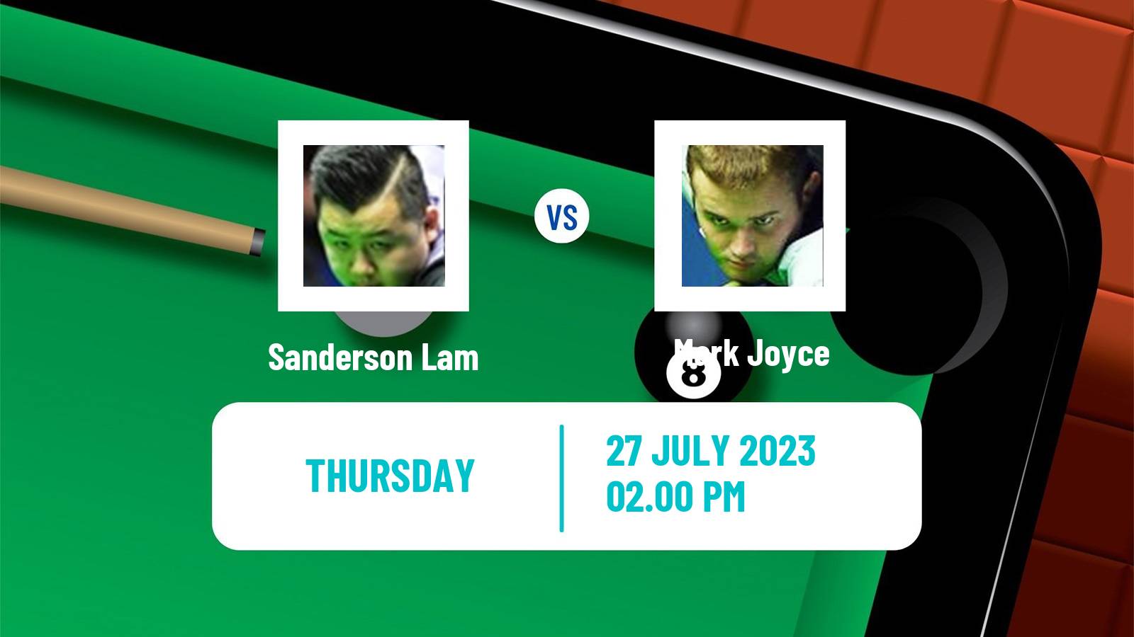 Snooker European Masters Sanderson Lam - Mark Joyce