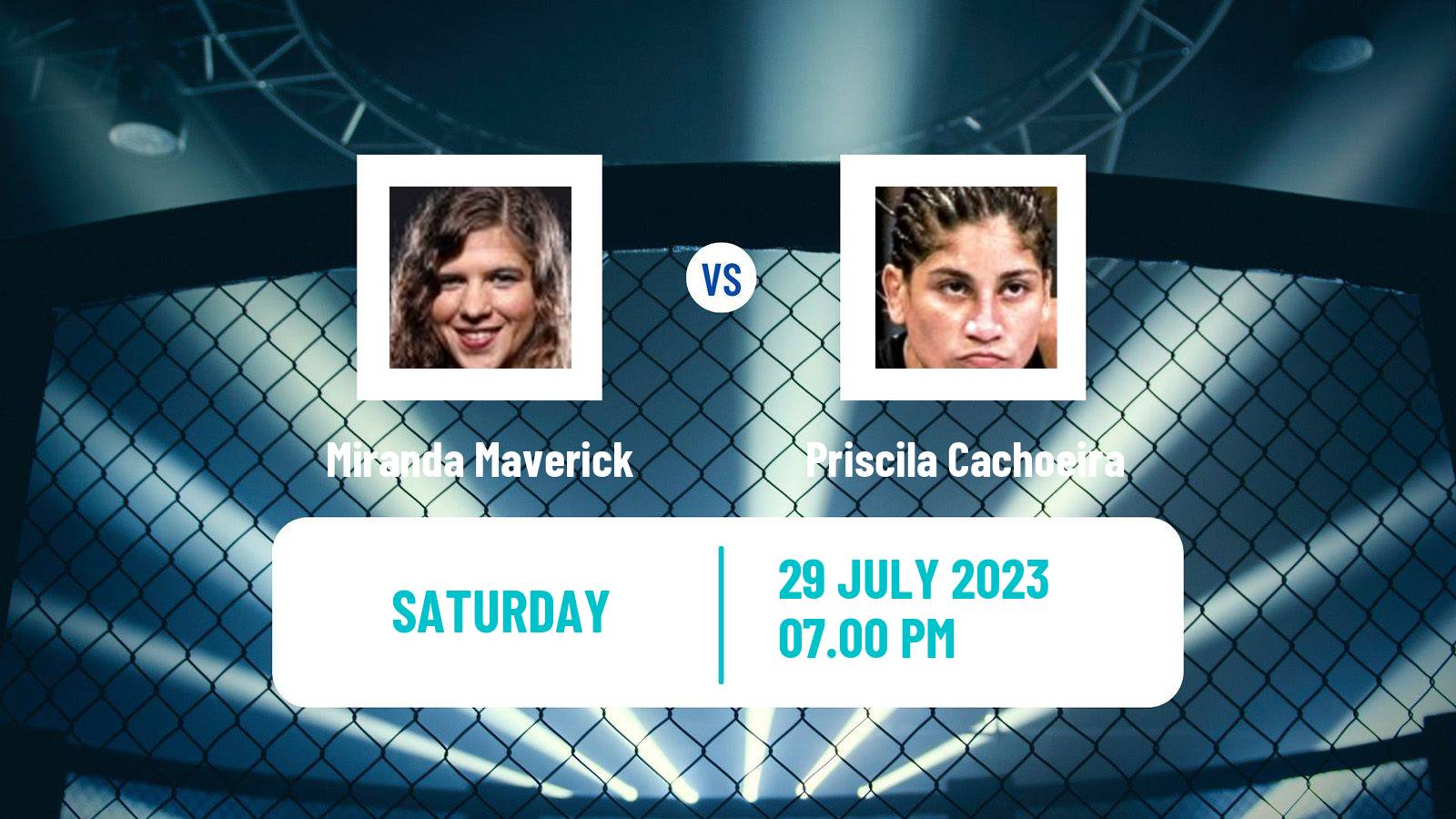 MMA Flyweight Women UFC Miranda Maverick - Priscila Cachoeira