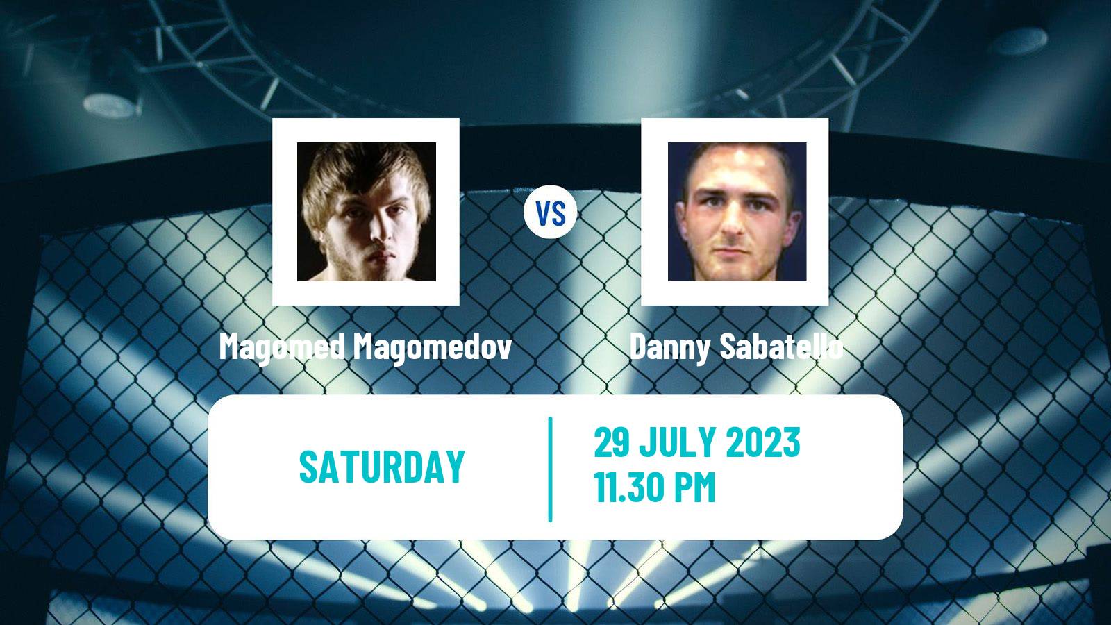 MMA Bantamweight Bellator Men Magomed Magomedov - Danny Sabatello