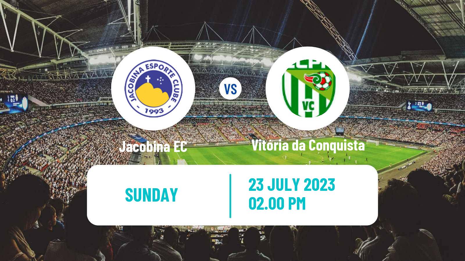 Soccer Brazilian Campeonato Baiano 2 Jacobina - Vitória da Conquista