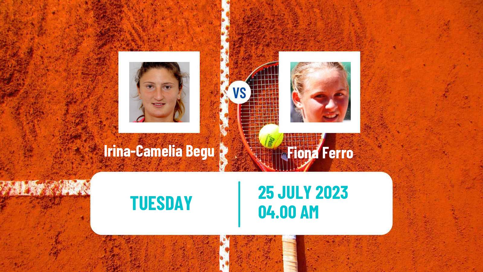 Tennis WTA Lausanne Irina-Camelia Begu - Fiona Ferro