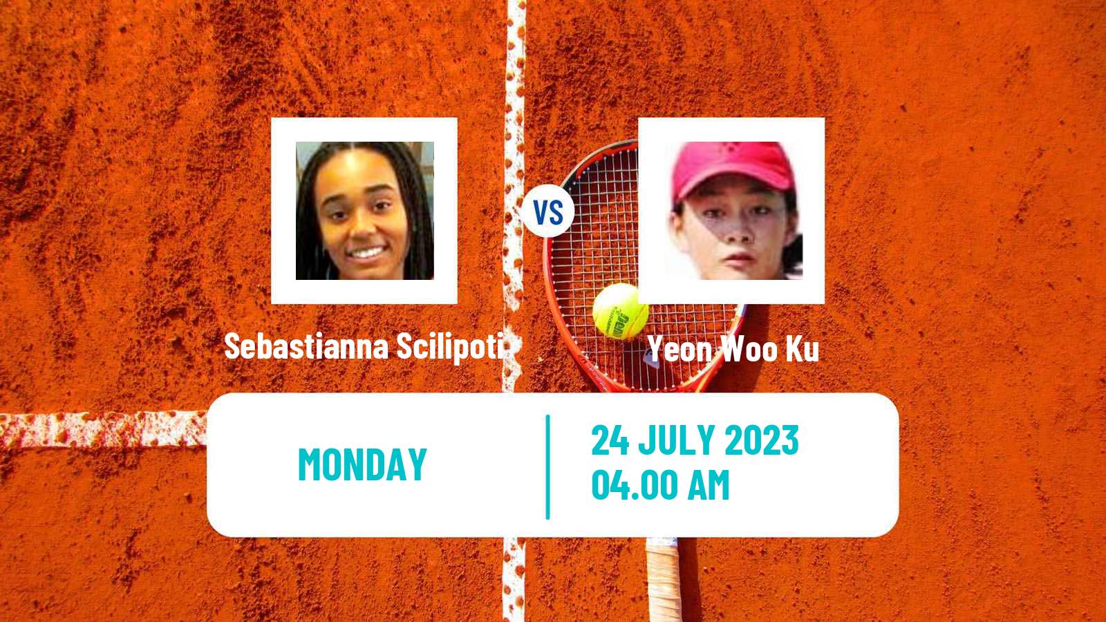 Tennis ITF W25 El Espinar Segovia Women Sebastianna Scilipoti - Yeon Woo Ku