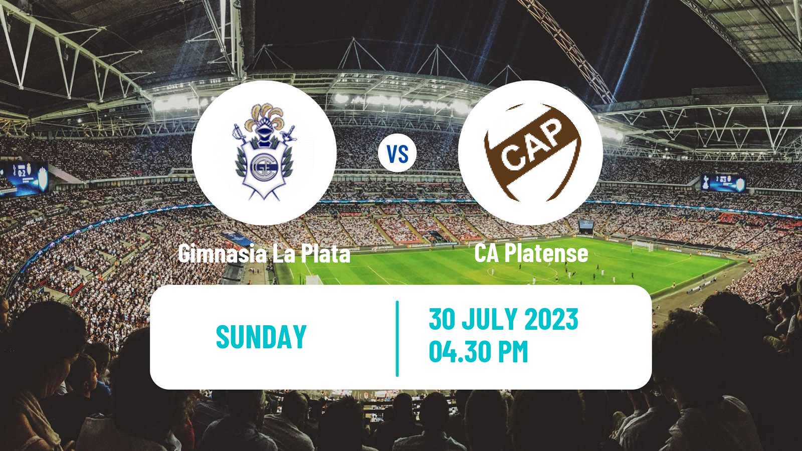 Soccer Argentinian Liga Profesional Gimnasia La Plata - Platense