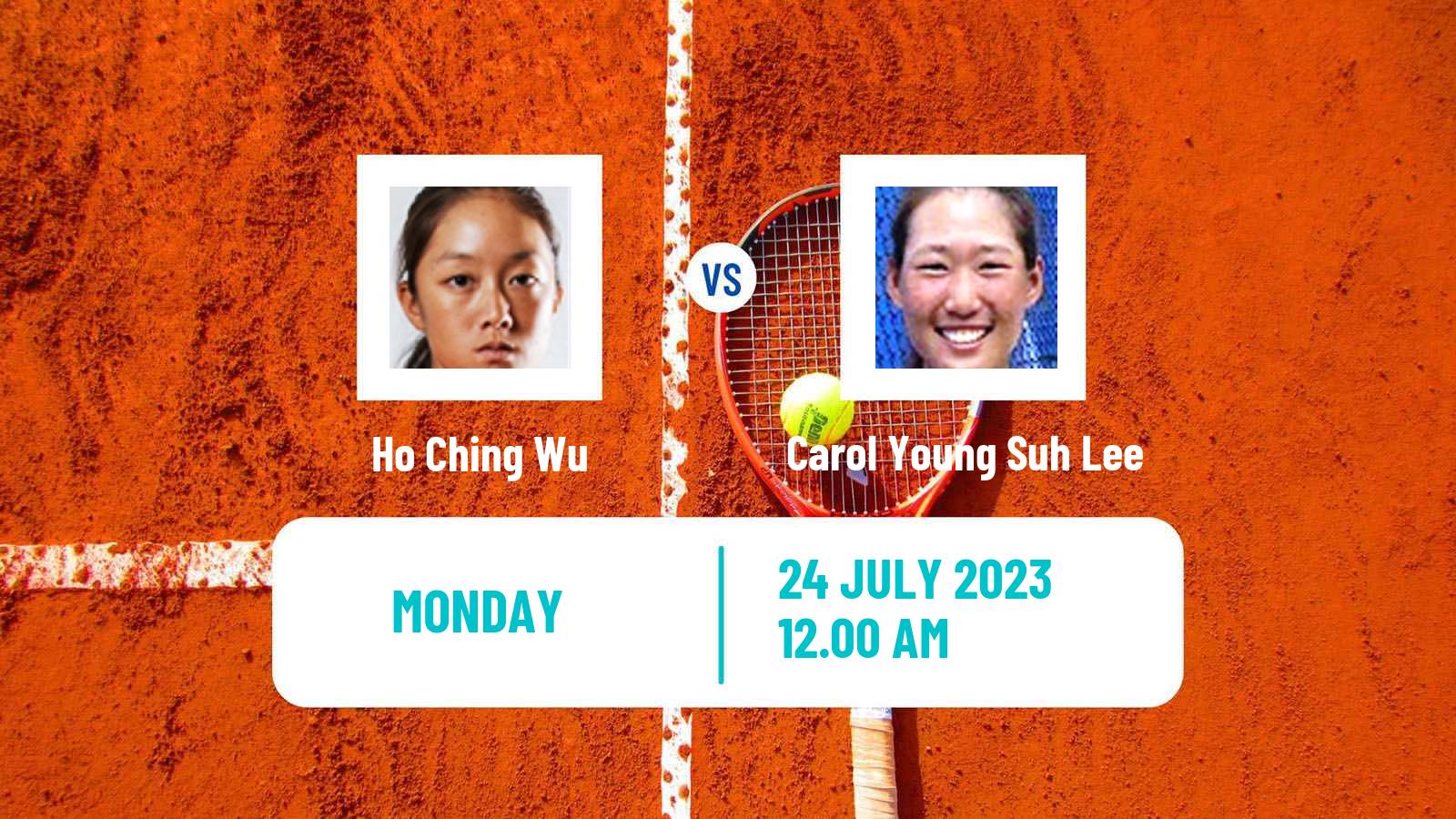 Tennis WTA Billie Jean King Cup Group II Ho Ching Wu - Carol Young Suh Lee