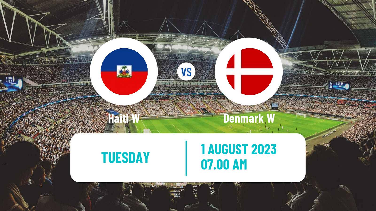 Soccer FIFA World Cup Women Haiti W - Denmark W