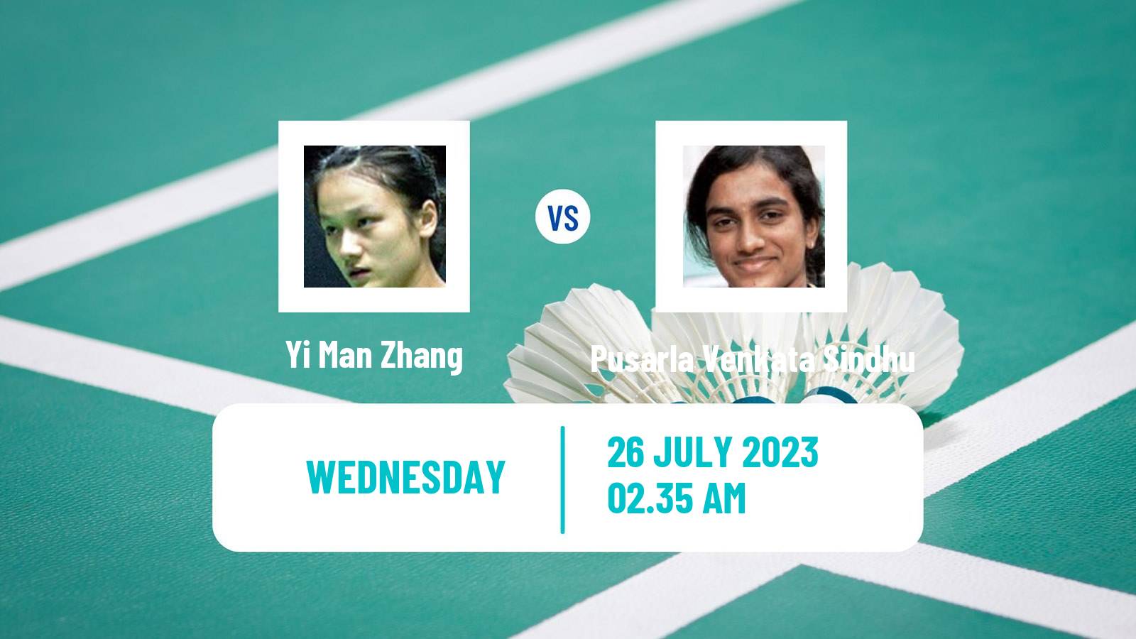 Badminton BWF World Tour Japan Open Women Yi Man Zhang - Pusarla Venkata Sindhu