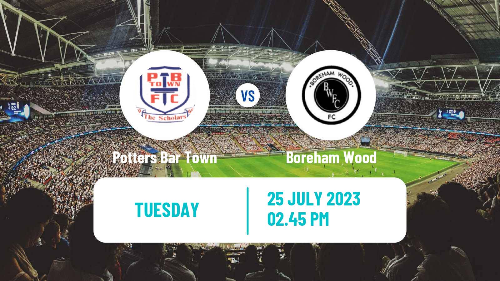 Soccer Club Friendly Potters Bar Town - Boreham Wood